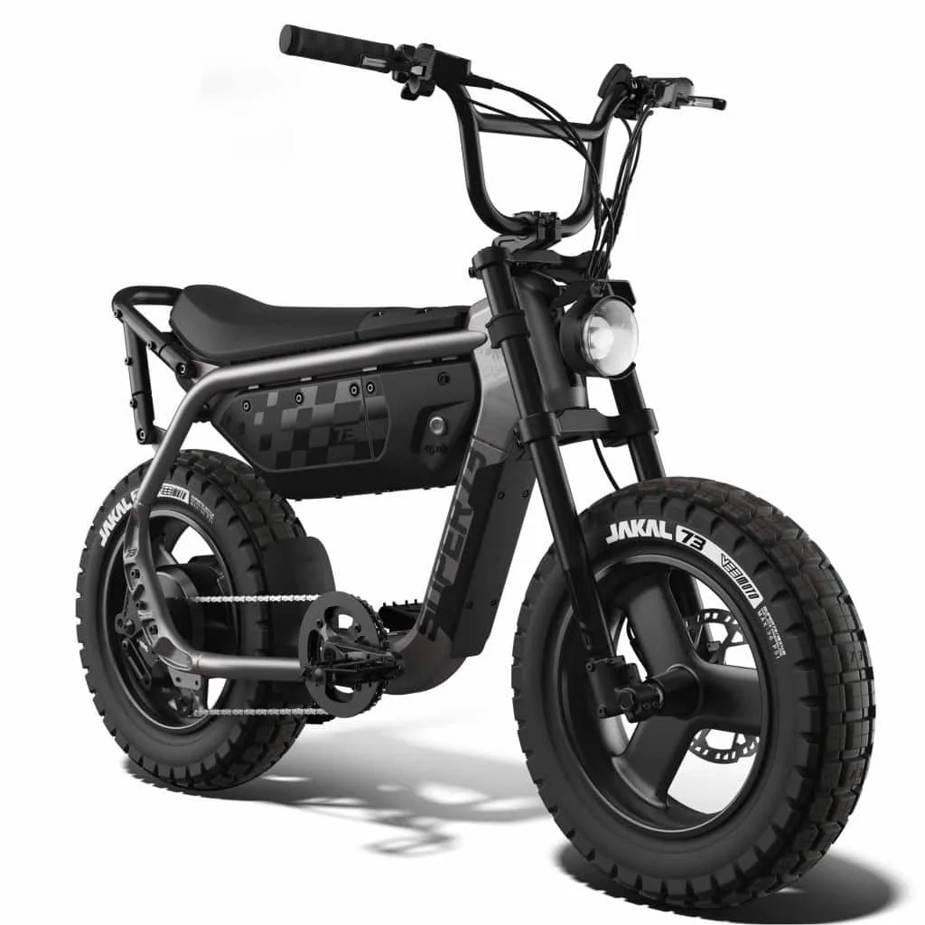 E-bike com visual de moto combina diversão, praticidade e condução acessível