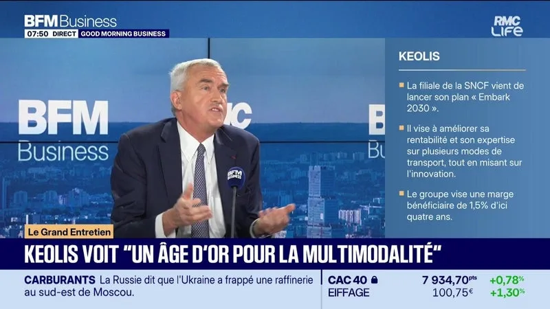 Frédéric Van Heems (Keolis) : Keolis vise une marge bénéficiaire de 1,5 % d'ici à 2030 - 16/10