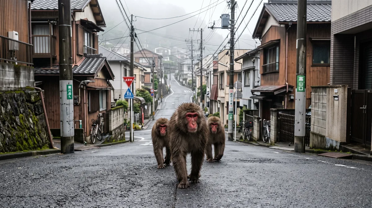 Más de 900 incidentes en un año: así una ciudad turística de Japón enfrenta una invasión de monos