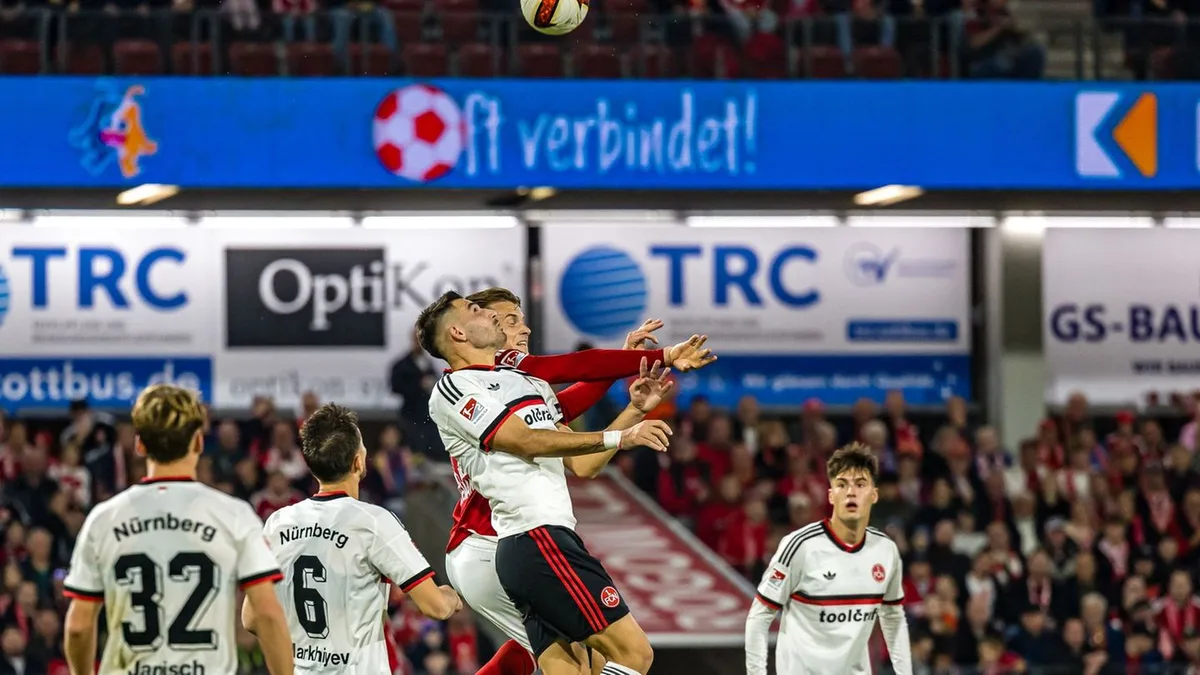 2. Fußball-Bundesliga: Nürnberg nur Remis in Cottbus - Sorge um Zoma