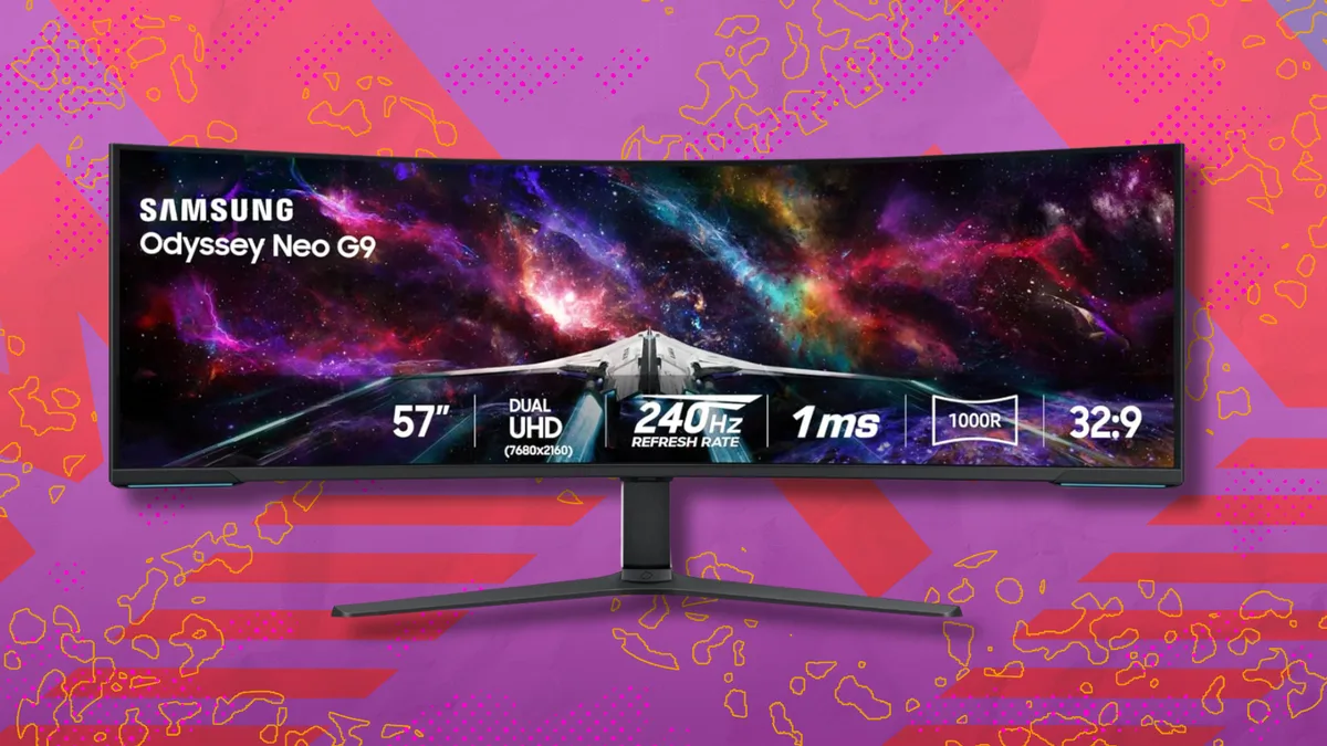 Level up your gaming battlestation with $650 off the massive 57-inch Samsung Odyssey Neo G9 gaming monitor