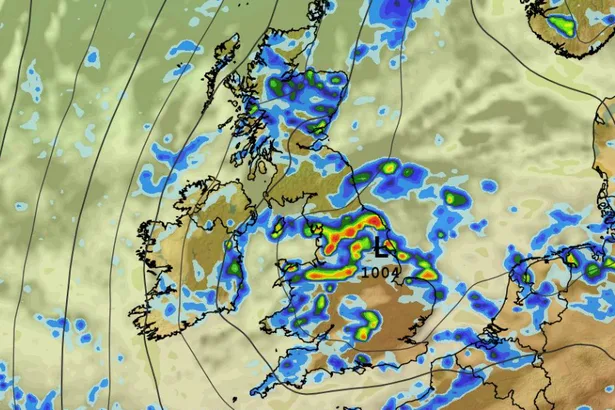 UK weather maps show 17 counties face heavy rain on Thursday – full list
