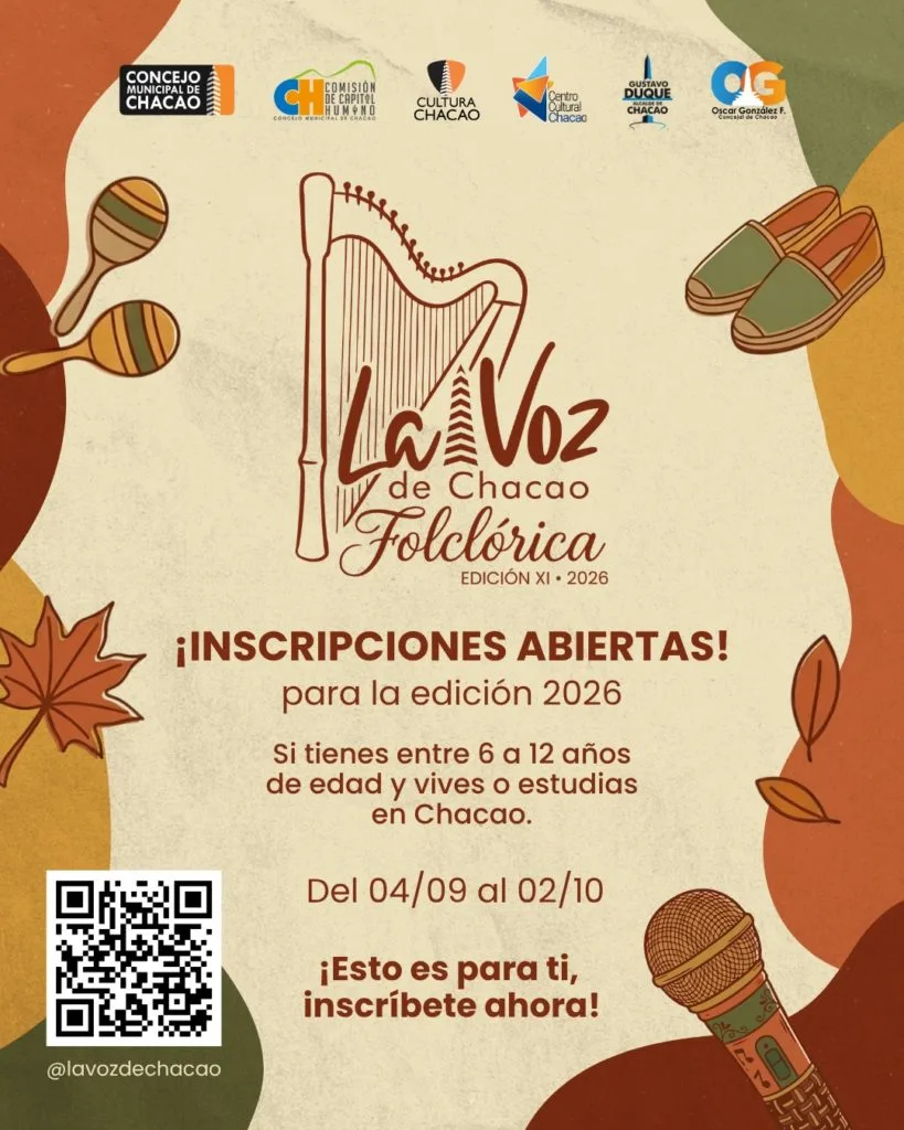 Abiertas las inscripciones para «La Voz ded Chacao 2026»
