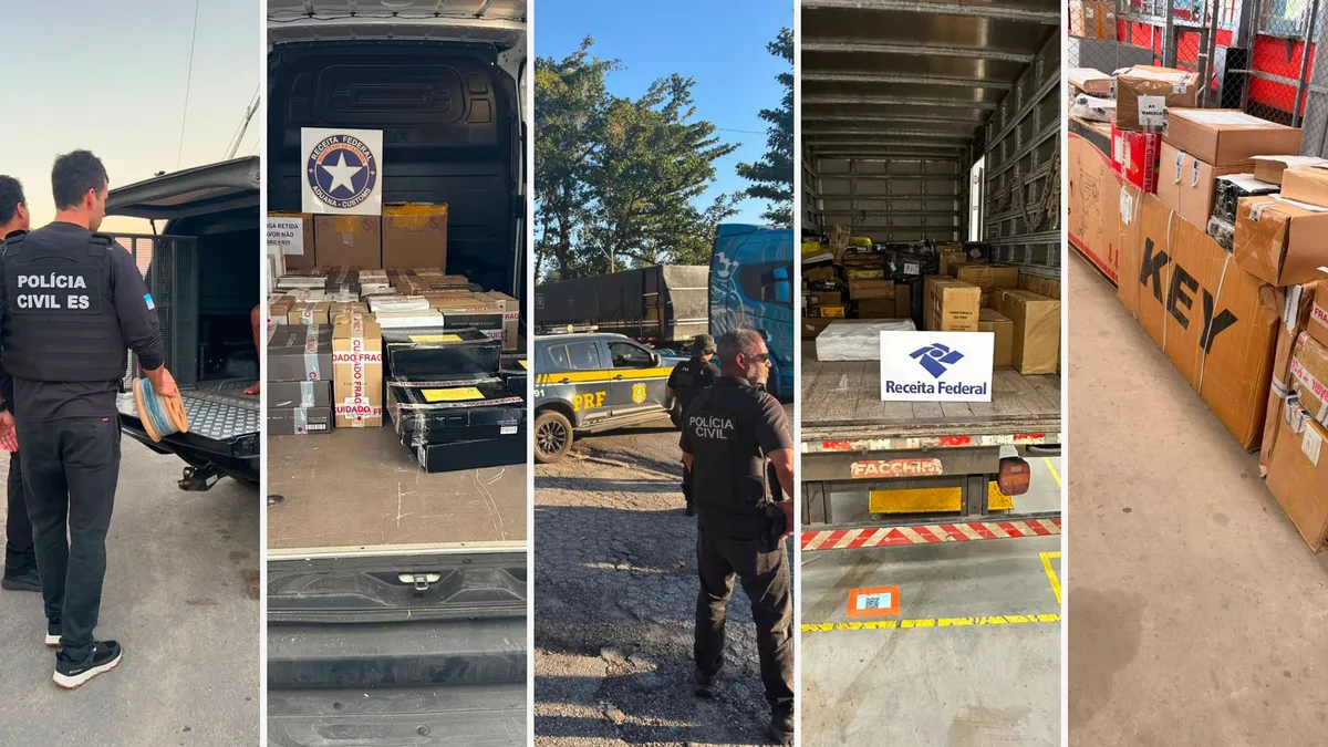 Operação retém R$ 2,8 milhões em canetas emagrecedoras, eletrônicos e outros produtos no ES
