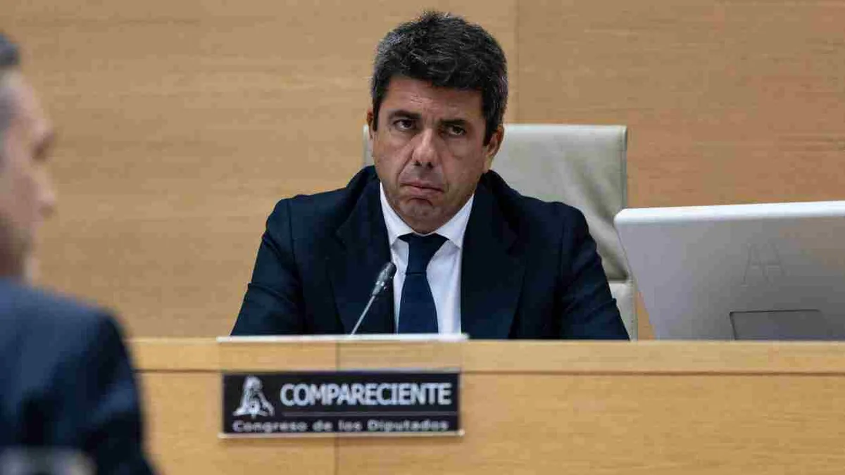 Carlos Mazón afronta este lunes en el Congreso un nuevo interrogatorio sobre su papel el día de la DANA