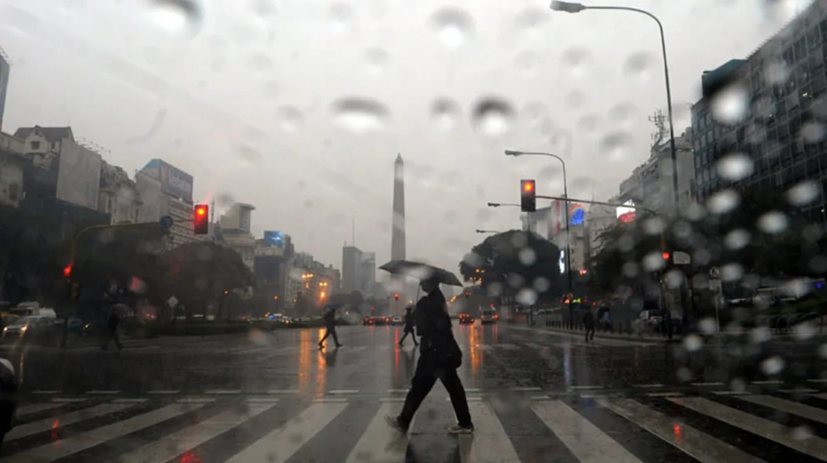 Hasta cuándo llueve en Buenos Aires, según el Servicio Meteorológico Nacional