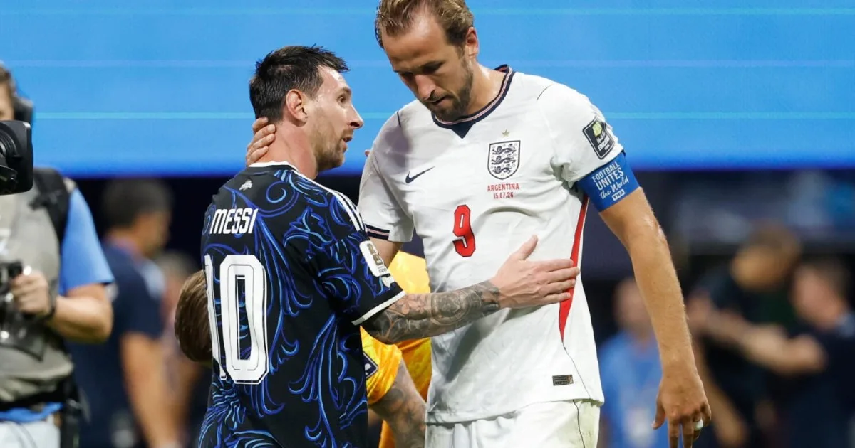 Harry Kane reveló la charla con Messi tras la victoria de Argentina sobre Inglaterra: «Intenté mantener la calma»