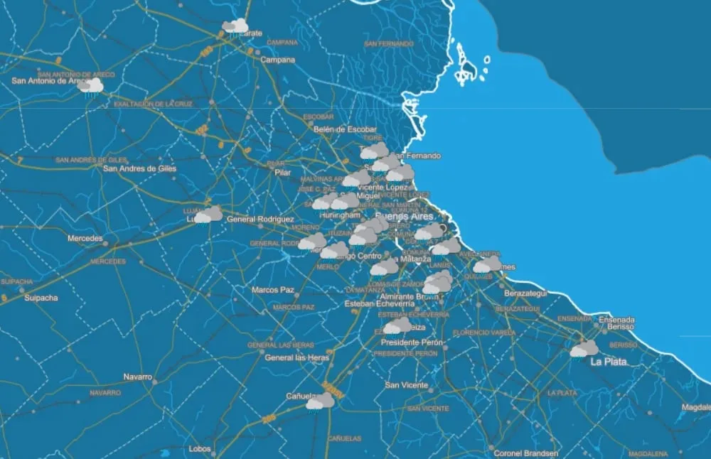 Alerta por tormentas: cuándo llueve esta semana en Buenos Aires
