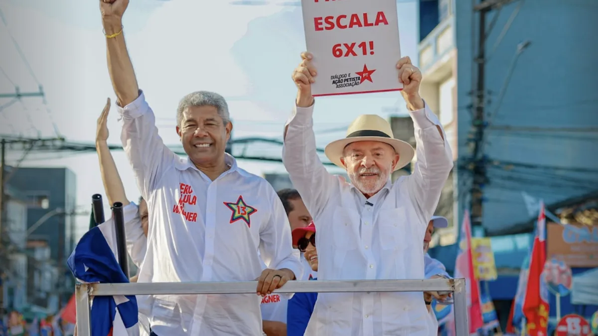 Na Bahia, Lula cita plano de governo e foca em defesa e política externa
