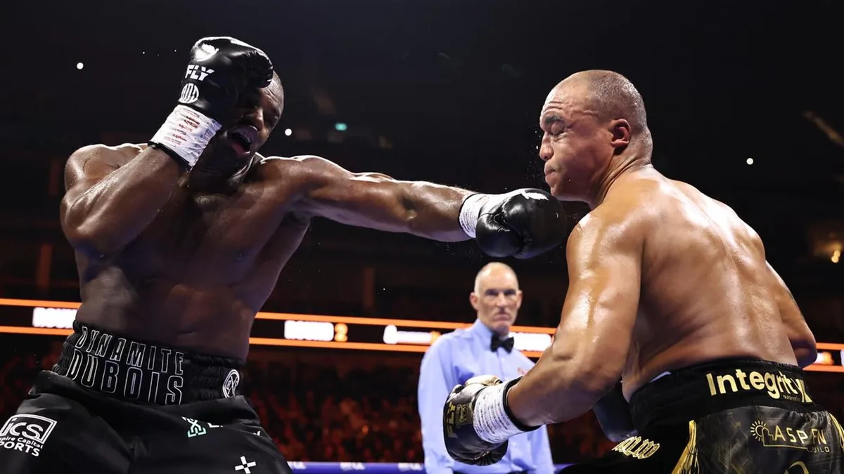 Dubois stops Wardley in second round - as it happened