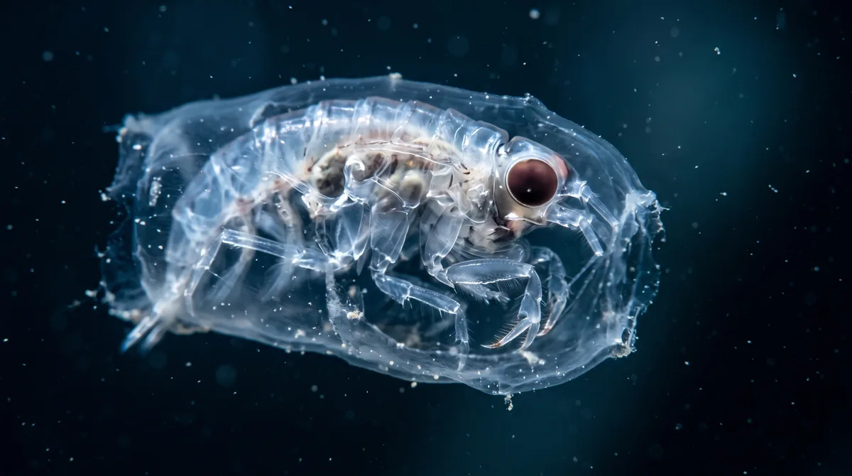 Esta mãe carrega o próprio berço no oceano e usa uma estrutura gelatinosa como abrigo para os filhotes