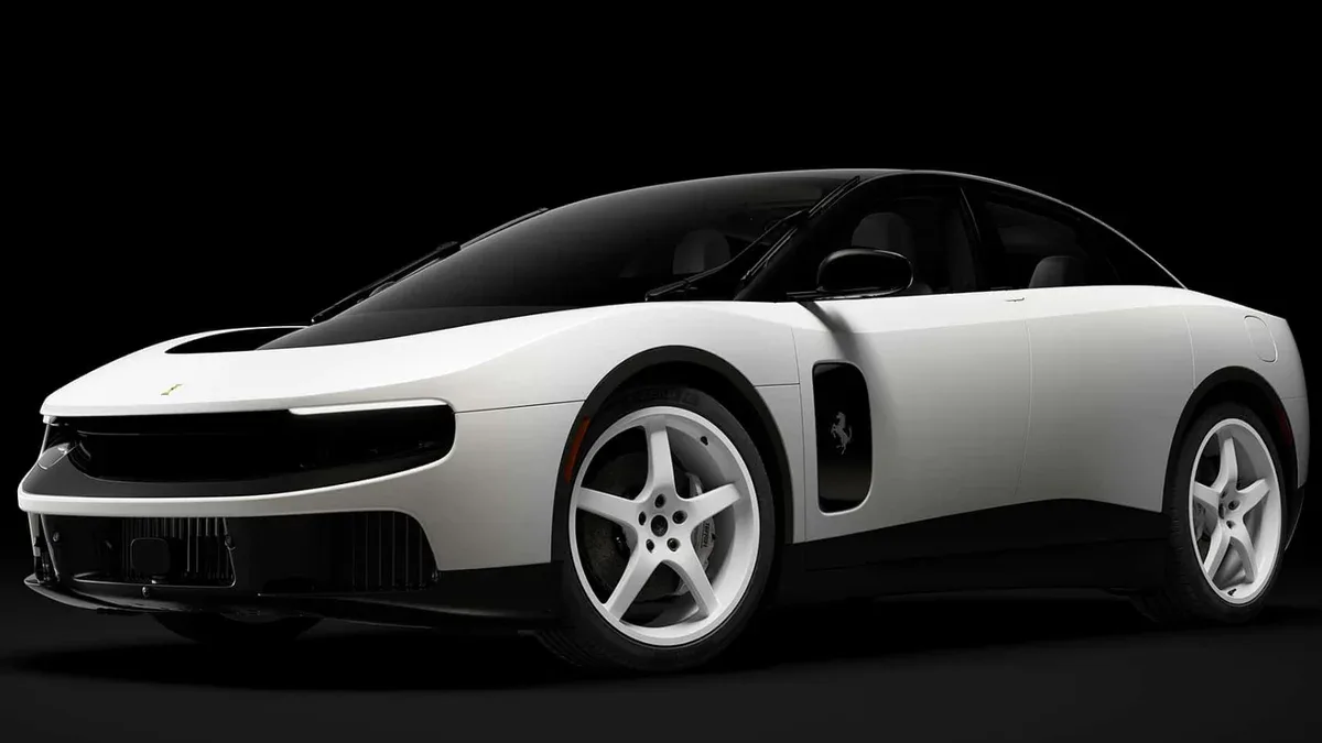 Primeira Ferrari 100% elétrica é leiloada por valor milionário