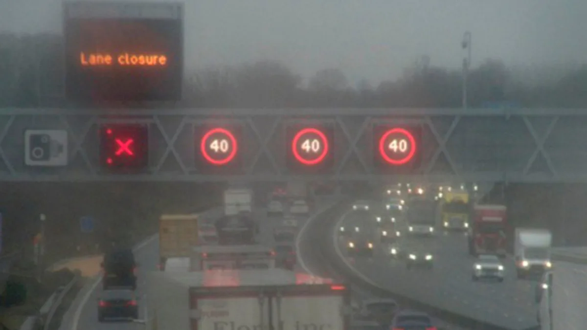 Drivers pay more than £100k for ignoring smart lane closures, research says