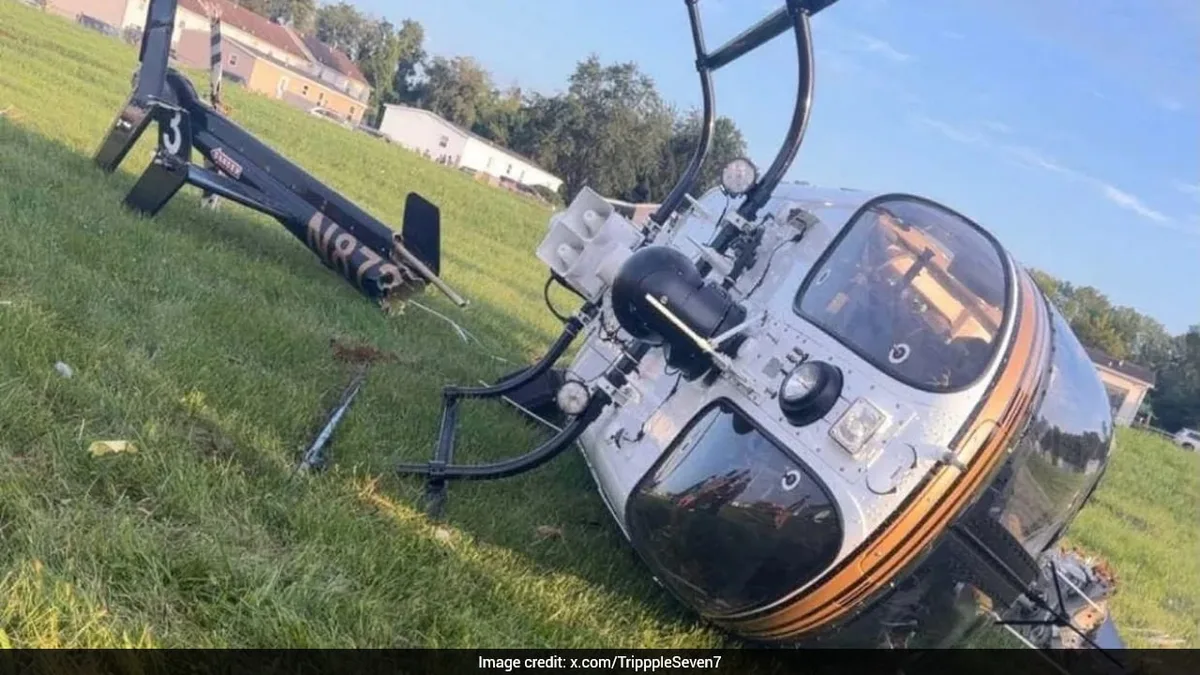 Pilot Killed After Plane Collides With Police Helicopter Near Runway In US