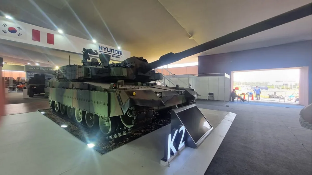 Perú exhibe su nuevo poderío militar: el tanque K2 Black Panther ya está en el país