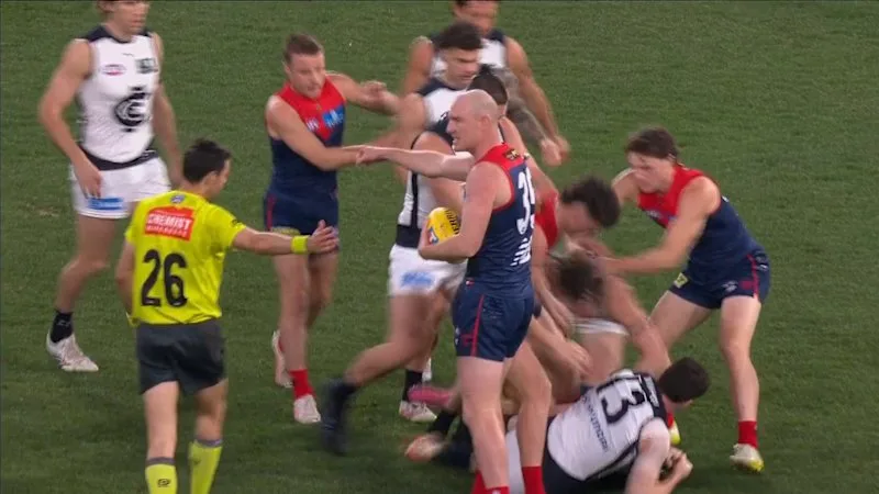 Demons robbed of goal by 'cheap shot'