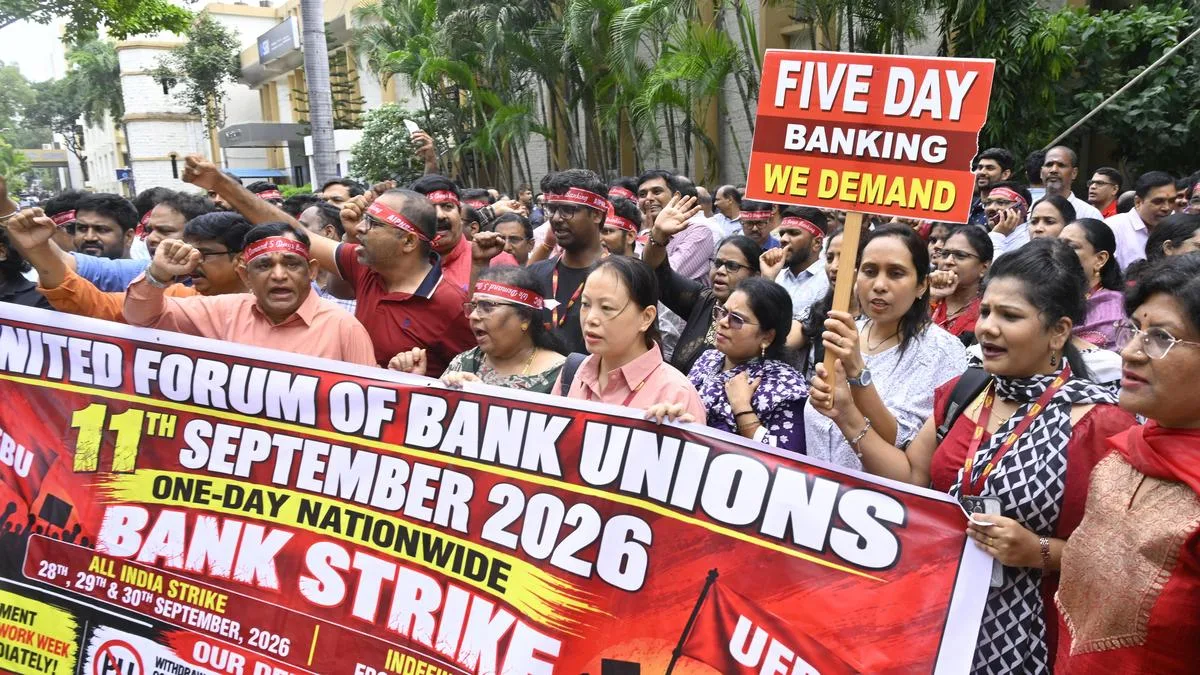 Bank strike hits branch operations in Hyderabad on September 11; operations expected to resume on September 15