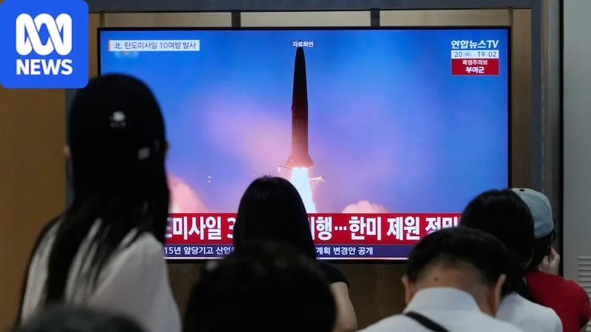 North Korea launches ballistic missiles prompting 'stern protest'