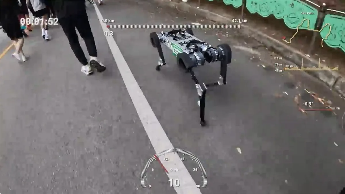 South Korean 'robot dog' became first to run a marathon on a single battery charge — now we know how