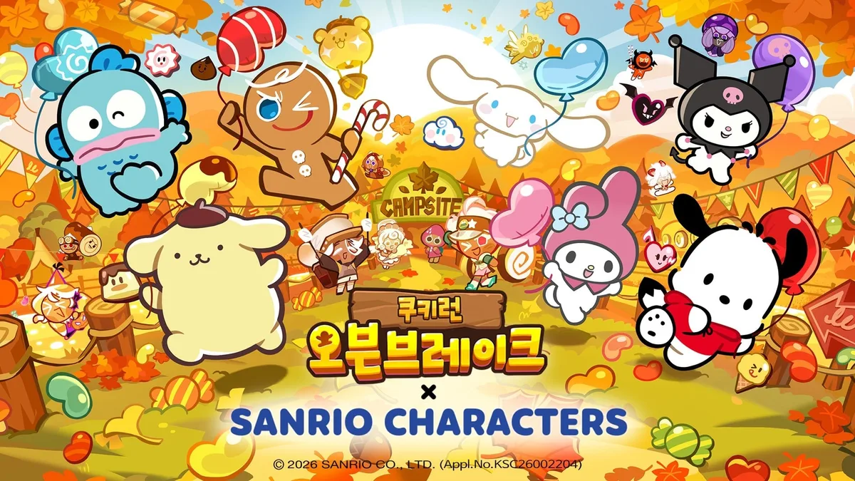 쿠키런: 오븐브레이크에 산리오캐릭터즈 합류…23일 시작
