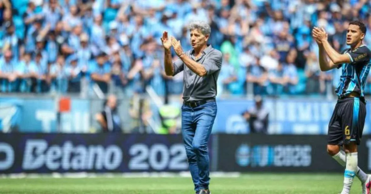 Renato vê empate do Grêmio com o Palmeiras como uma vitória