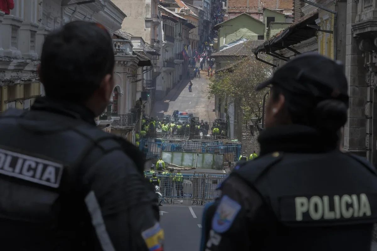 Detenidos en Ecuador 43 integrantes de las bandas criminales de Los Choneros y Los Lobos