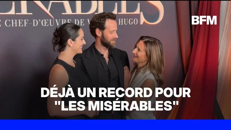 3.000 spectateurs à l’avant-première du film “Les Misérables” dans un Palais des Congrès transformé