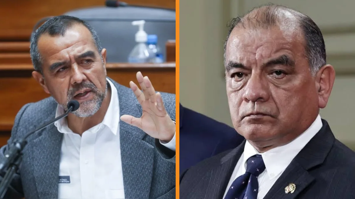 Senador Iber Maraví y el ministro César Astudillo se dieron la mano luego de altercado en la Comisión de Constitución
