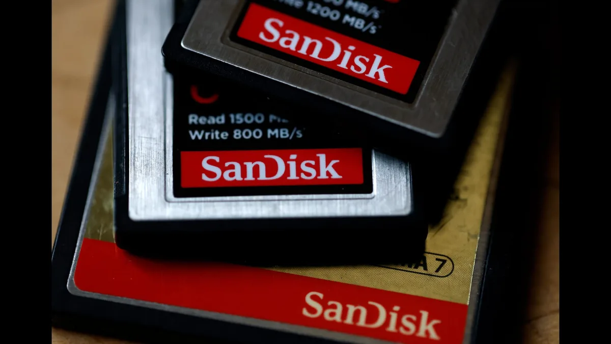 Sandisk is up more than 500% this year. JPMorgan says there are more gains ahead