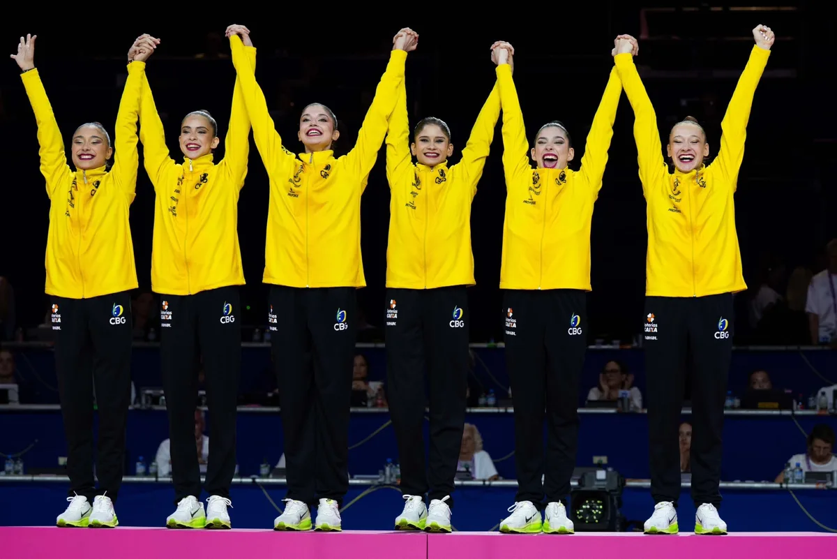 Brasil brilha na série mista e leva 2° ouro no Mundial de Ginástica