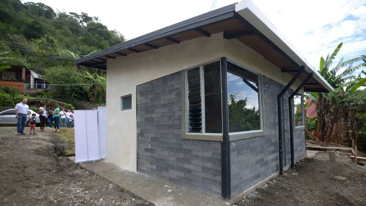 A Costa Rican mother saved for 9 years to buy land, then built her home