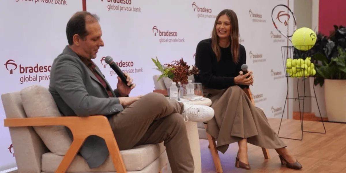 Bradesco reúne clientes em experiência exclusiva com Maria Sharapova em SP