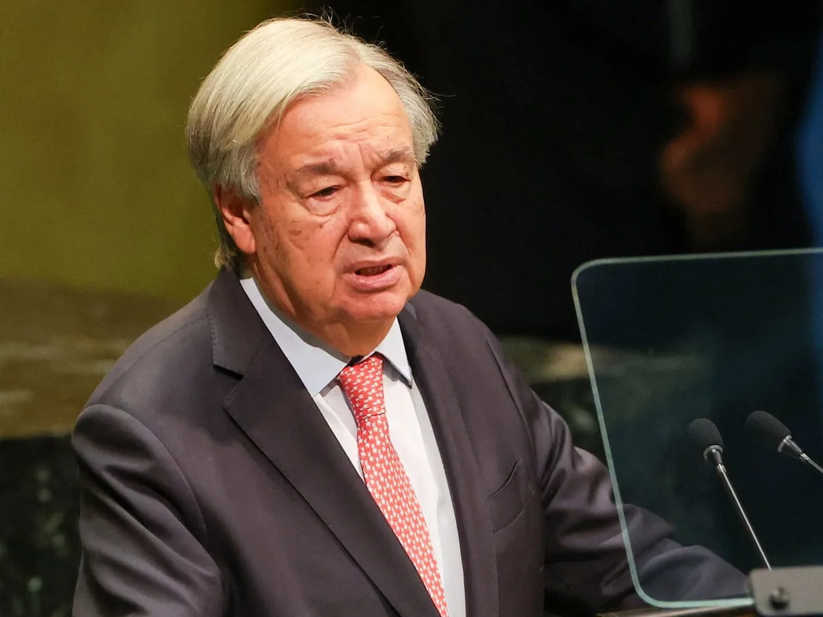 UN chief urges AI curbs in farewell assembly speech