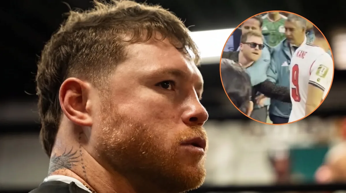 Canelo Álvarez destapa lo que pasó antes de intimidar a los jugadores de Inglaterra en el partido contra México
