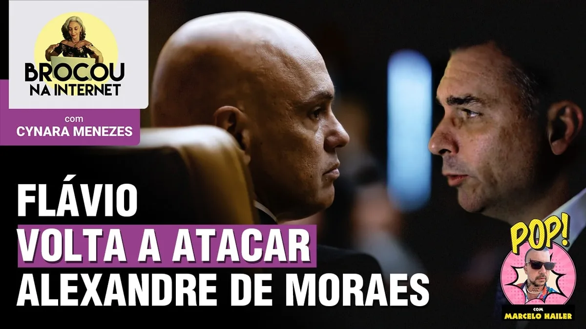 Flávio volta a atacar Moraes e finge defender jornalista | Lindbergh desmonta farsa de vice do PL