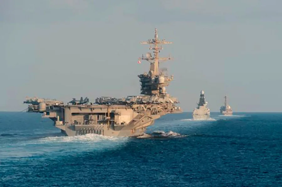 USS Abraham Lincoln returning home