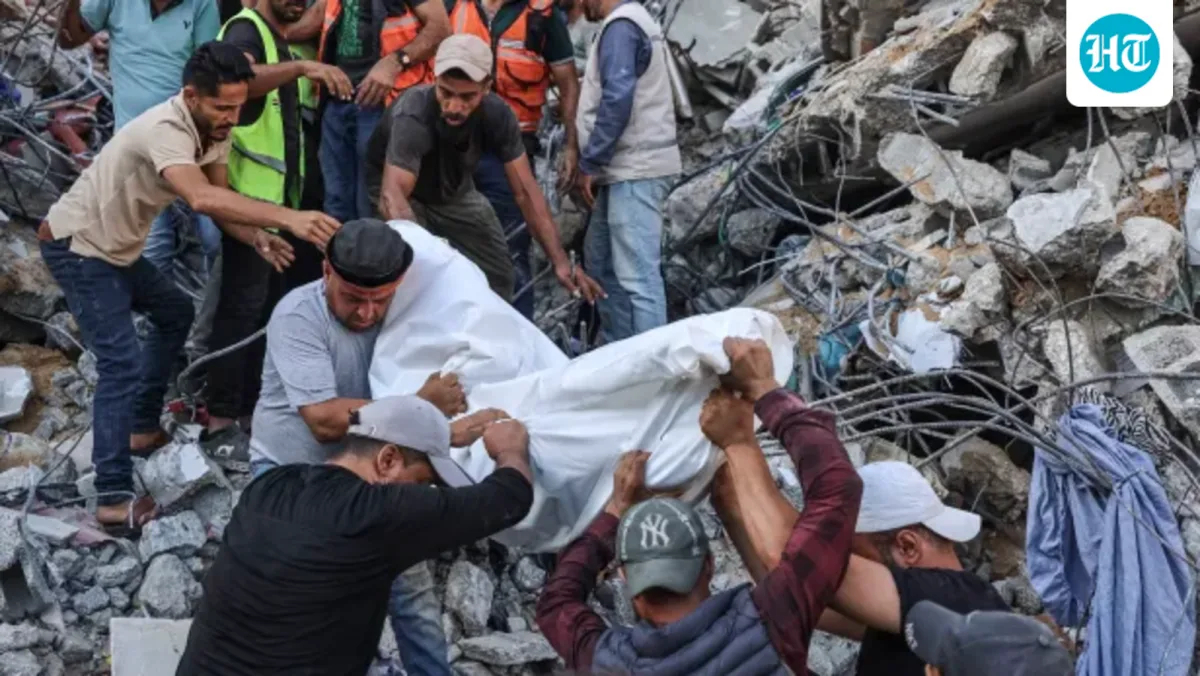 20 killed as war-damaged Gaza building collapses, nearly 100 feared trapped under rubble