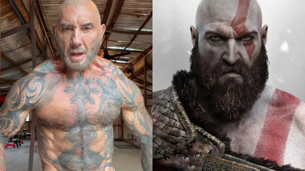 Dave Bautista saca músculo mientras se prepara para convertirse en Kratos de ‘God of War’: “Me faltan dos meses para llegar a donde quiero”