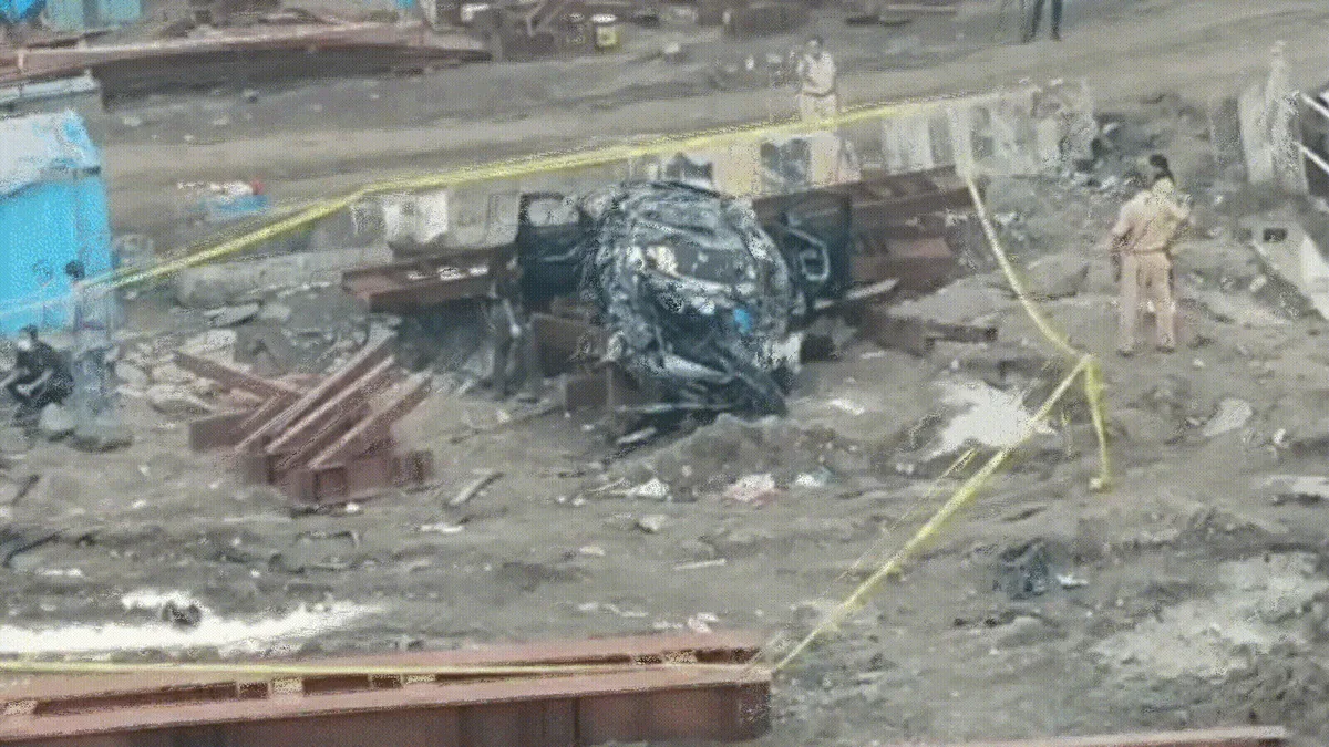 BMW mangled, debris on road: Video shows aftermath of Mumbai crash that killed 3