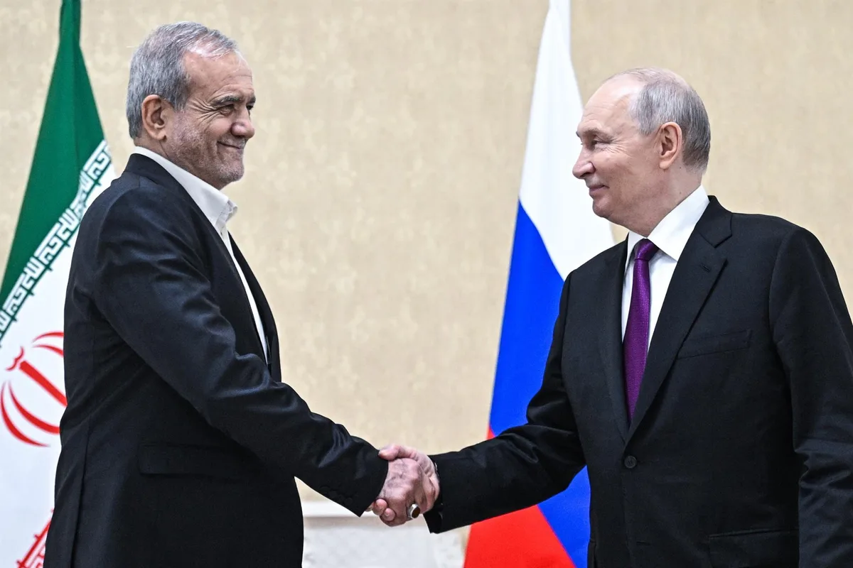 Putin declara su respaldo al presidente de Irán y asegura que Teherán no tiene culpa alguna en la guerra con EEUU