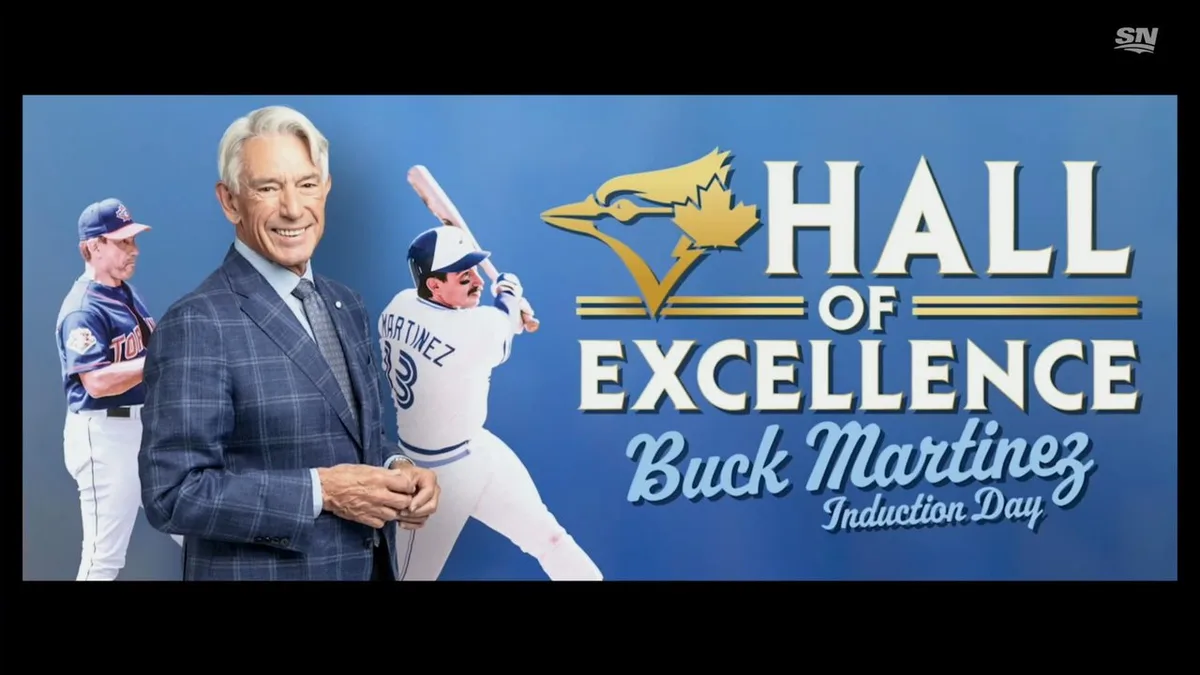 Blue Jays honour Martinez with video tribute recapping illustrious career