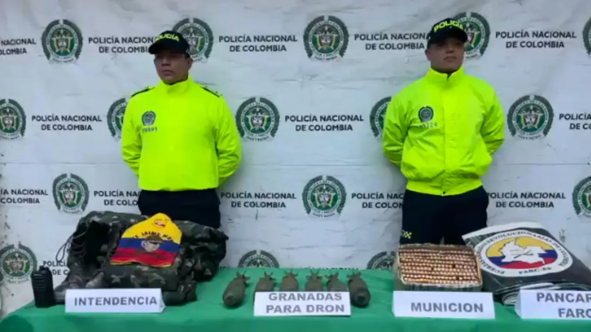 Decomisan arsenal de guerra que pertenecería a disidencia de las Farc en Valle del Cauca: el frente Jacobo Arenas