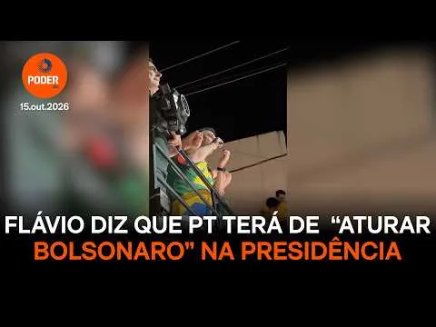 Flávio diz que PT terá de “aturar Bolsonaro” na Presidência