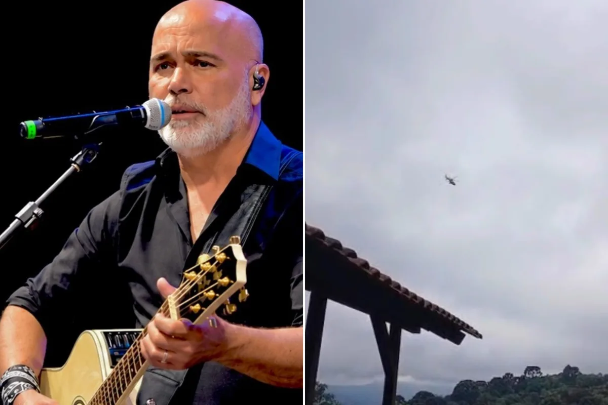 Morador grava helicóptero onde aeronave com Rick desapareceu
