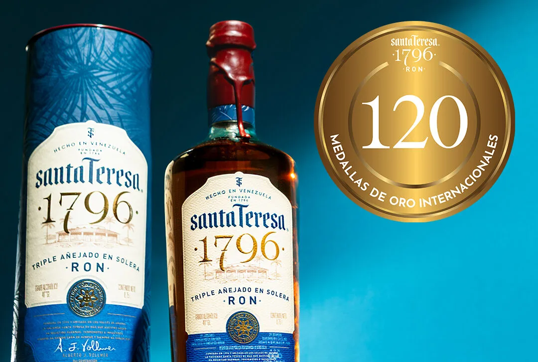 120 medallas de oro para Santa Teresa 1796, el sabor que el mundo premia