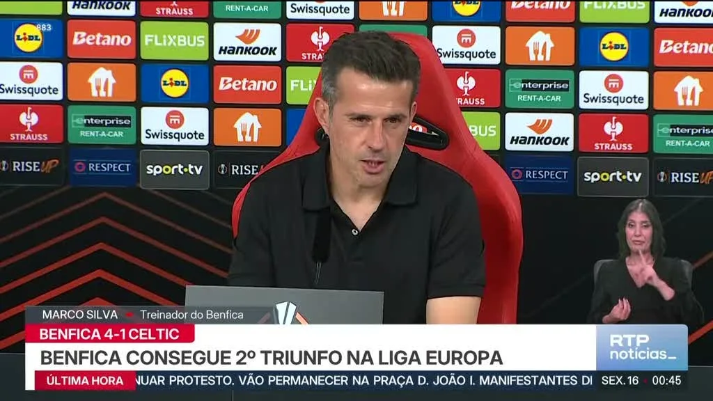 Liga Europa. Benfica goleia Celtic por 4-1