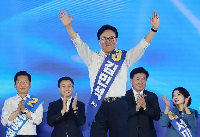 김민석 호남·수도권서 1위…정청래에 누적 8.4%P 앞서