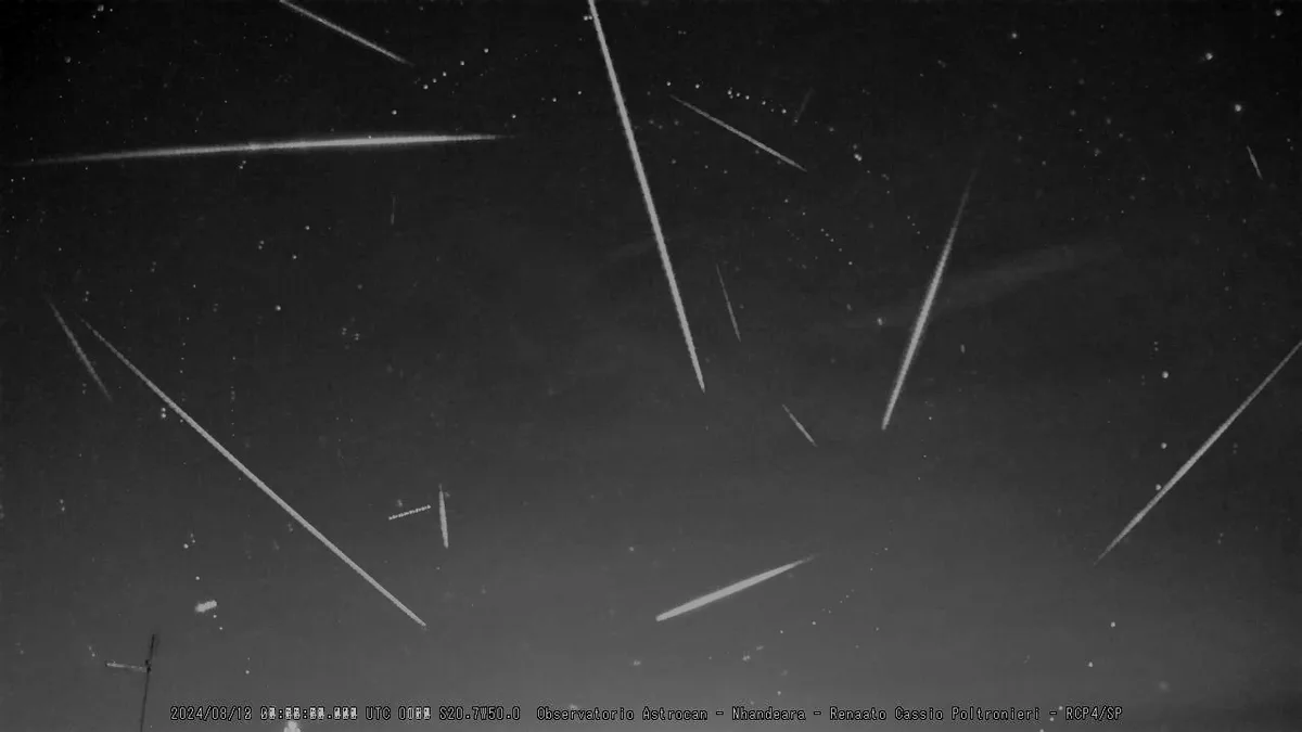 Chuva de meteoros e alinhamento de planetas podem ser vistos a olho nu do RN