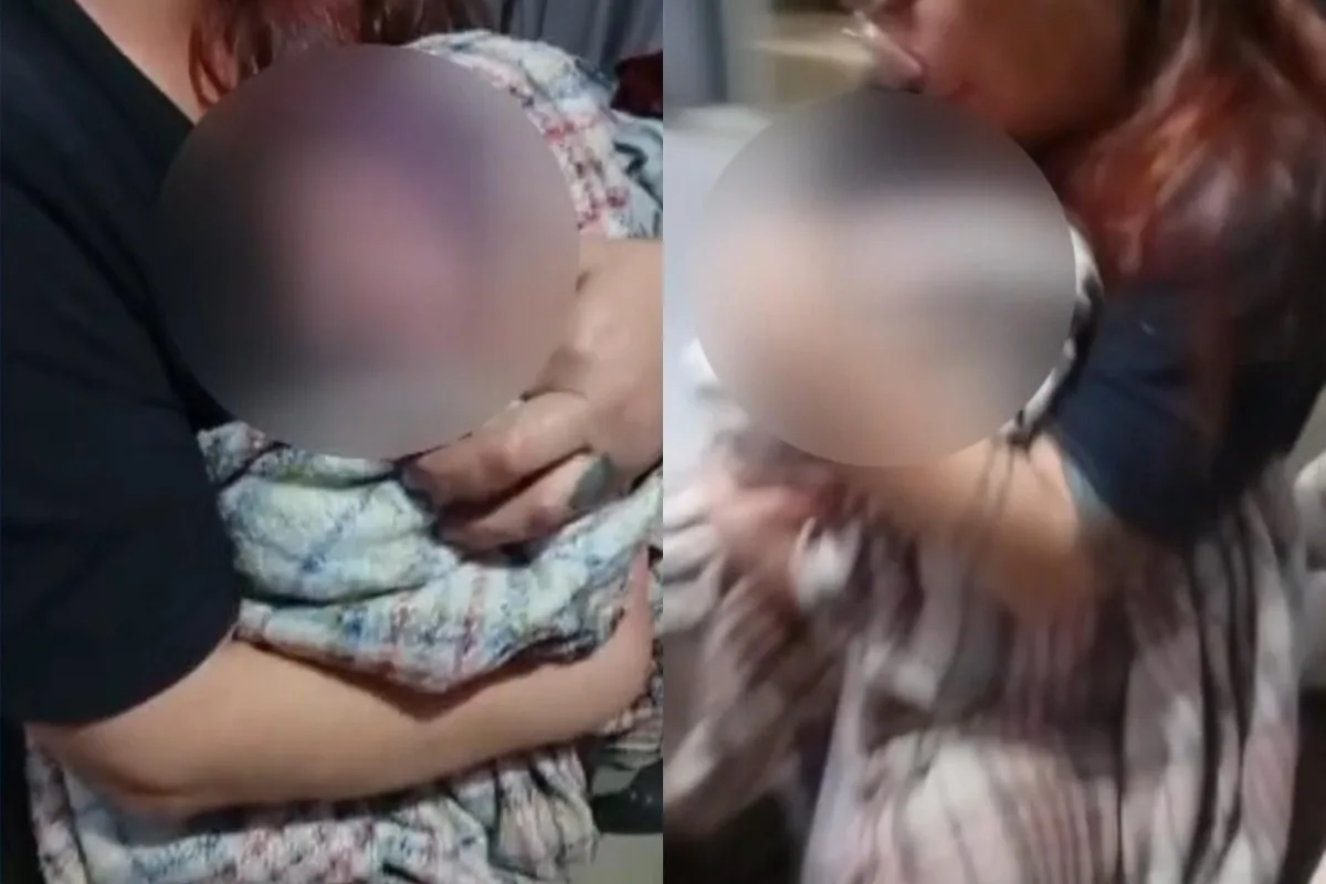 VÍDEO: mulher ouve barulho, pensa que é gato machucado e encontra bebê recém-nascida em sacola de lixo na Grande Curitiba