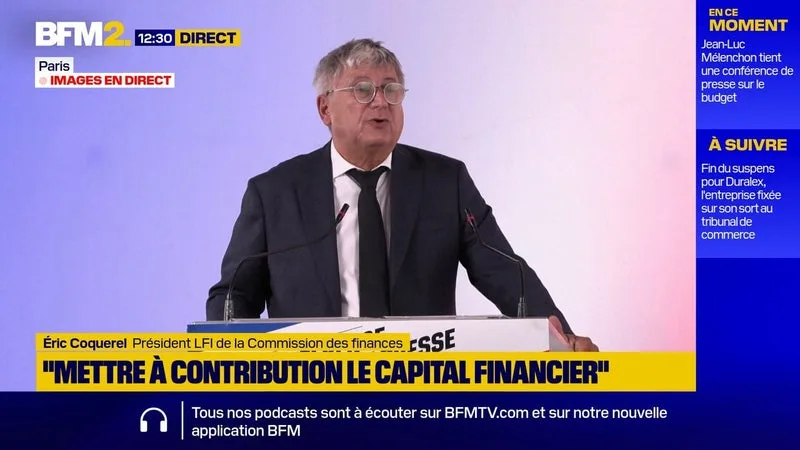 Épargne: le député LFI Éric Coquerel propose la création d'un "livret B"